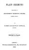 [Gutenberg 64743] • Plain Sermons / Preached at Archbishop Tenison's Chapel, Regent Street